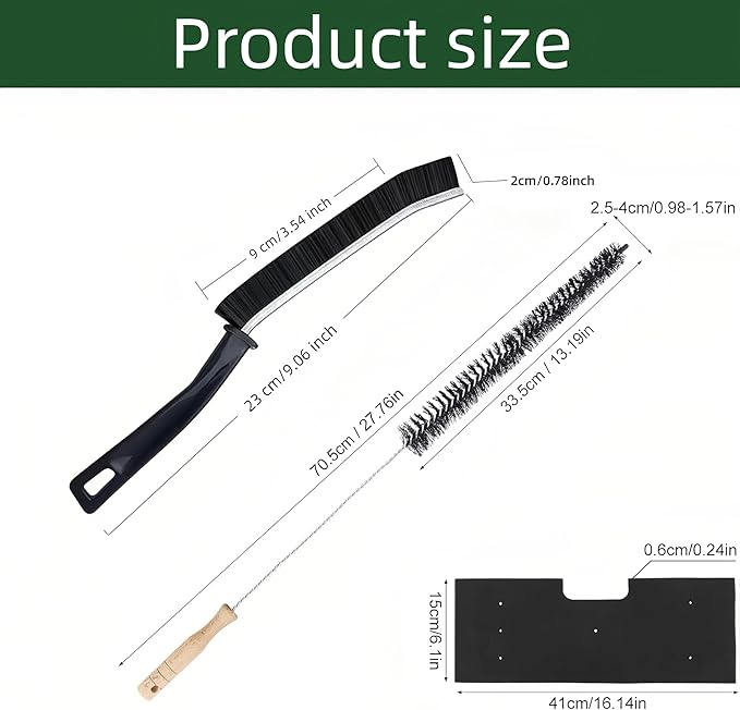 WH01X35719 Lint Filter, 4 PCS GE Washer Dryer Combo with 2 Dryer Vent Brush - Hand Washable and Reusable Lint Filter for Ge Washer Dryer Filter - for Models: PFQ97HSPVDS (style 2)