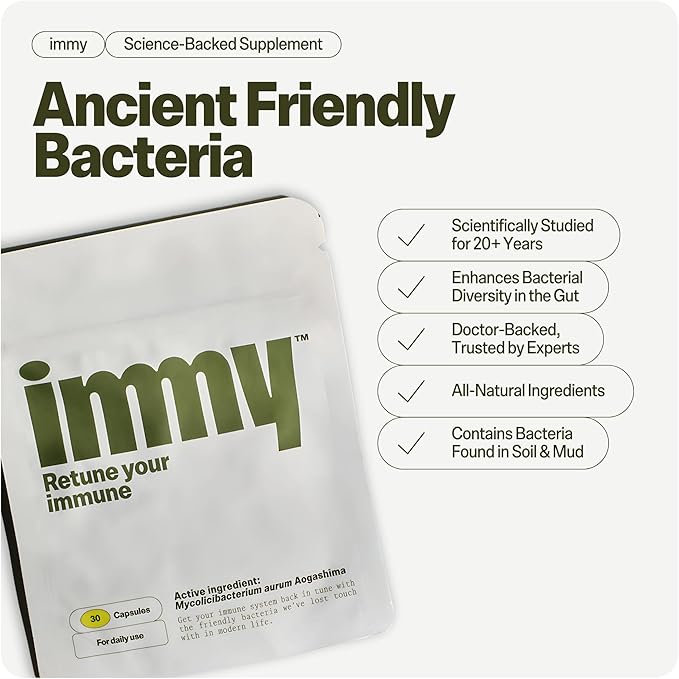 IMMY Immune Supplement for Mood Support and Gut Health, 90 ct. - Supports Joint Relief, Focus & Mood Support, Natural Calming Aid