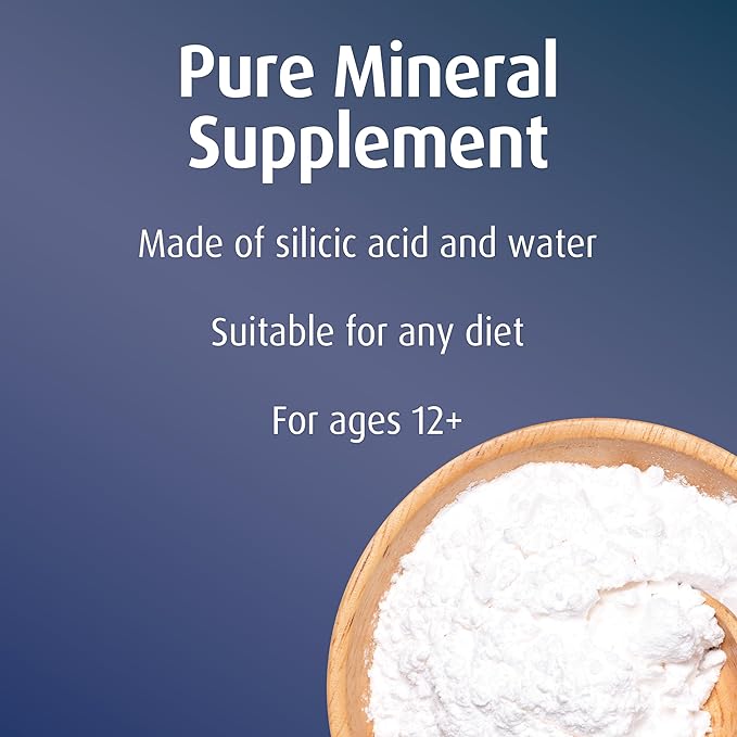 Hübner Original Silicea Gel One a Day Capsules for Hair, Skin, Nails, and Connective Tissue, Pure Colloidal Silica Gel Formula, No Additives or Preservatives, 30 Servings, 3-Pack
