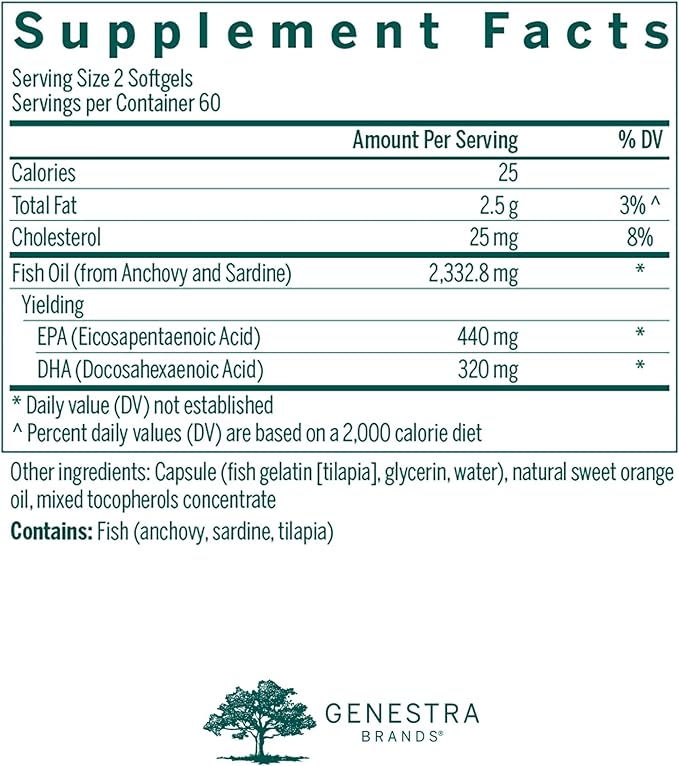Genestra Brands Super EFA Capsules | Supports Healthy Lipid Metabolism, Cardiovascular Health, and Cognitive Function* | 120 Softgel Capsules