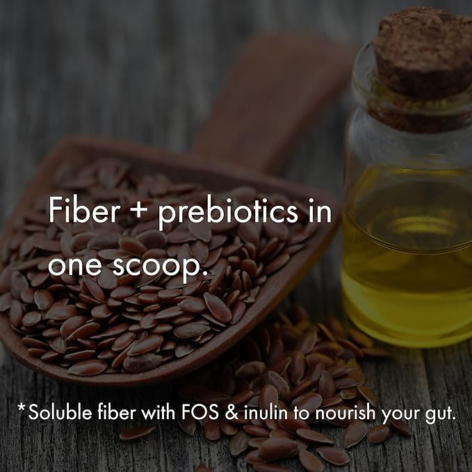 NAOMI Gentle Fiber Prebiotic Supplement – Psyllium-Free, Bloat-Free Daily with Acacia and Baobab – Gut-Friendly Soluble Fiber for Digestive Comfort – 30 Servings