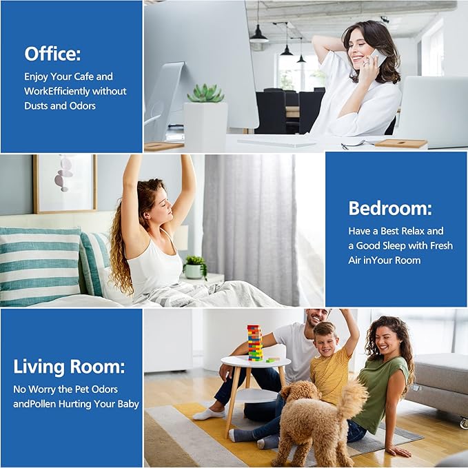 2 Pack Vital 100S Replacement Filter Compatible with LEVOIT Vital 100S and 100S-P Air Purifier, 3-in-1 with High-Efficiency Activated Carbon Vital 100S Filter for Home, Vital 100S-RF, White