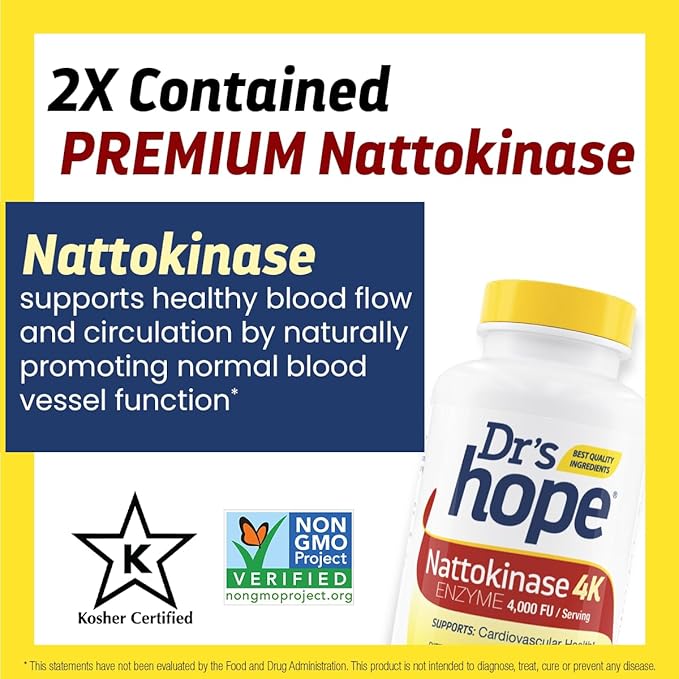 Nattokinase 4000 FU - 150 Vegan Capsules