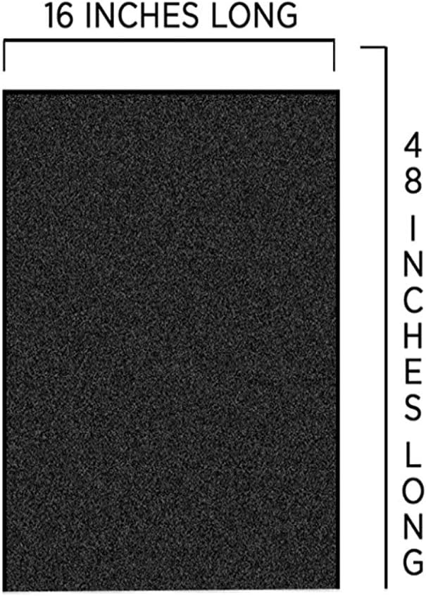 CFS – Pack of 1, Cut to Fit Carbon Pad Pre Filter for Air Purifiers Furnace Filters Trash Cans, and Air Conditioner Filters – Fresh & Filtered Air for Indoor – Carbon Air Filter Sheet – 15-3/4" x 48"