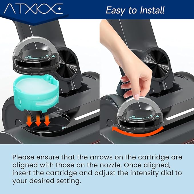 Replacement Fit for Shark Odor Neutralizer Cartridge Air Purifier, Compatible with Shark Air Purifier HP302 ZU102 LA702 AZ3002 HZ3002 IZ862H IZ562H ZD550 Stratos Upright Vacuum 1541FC3000,4 Pack