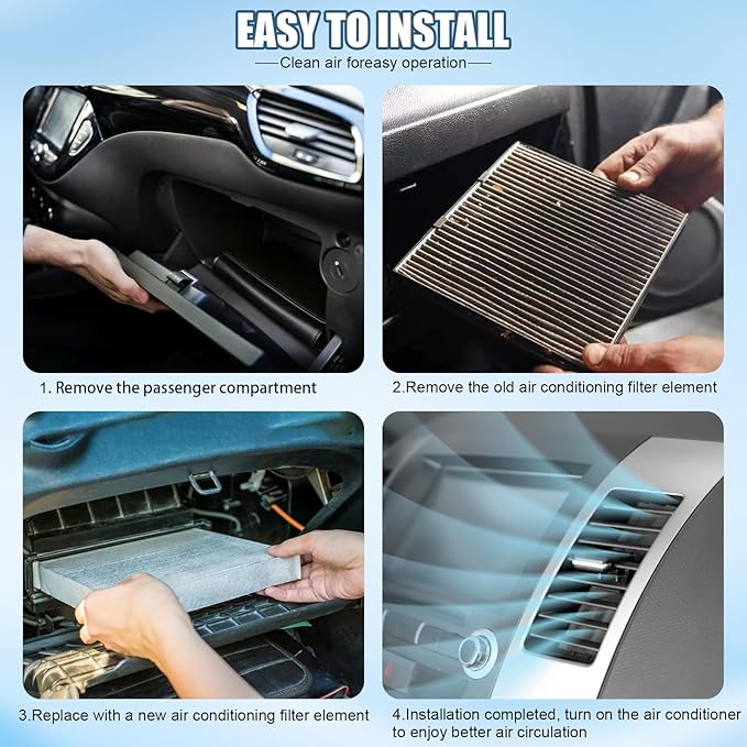FRIDEE Engine & Cabin Comb Air Filter for Ford F150 2017