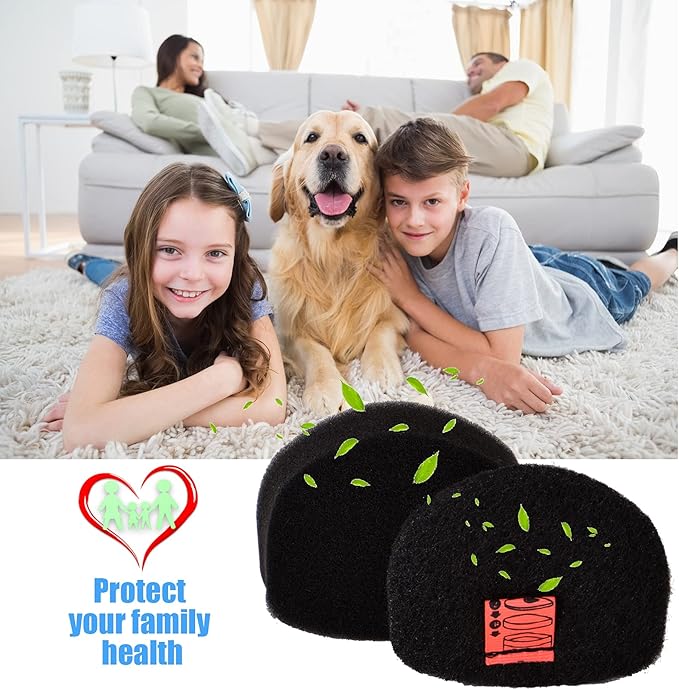 for Shark Cordless Handheld Vacuum UltraCyclone Pet Pro Plus Replacement Foam Felt Filters, Compatible with Shark CH901 CH950 CH951 CH951C CH900WM XL Dust Cup Filter, Part #XFTRCH900 4 Pack