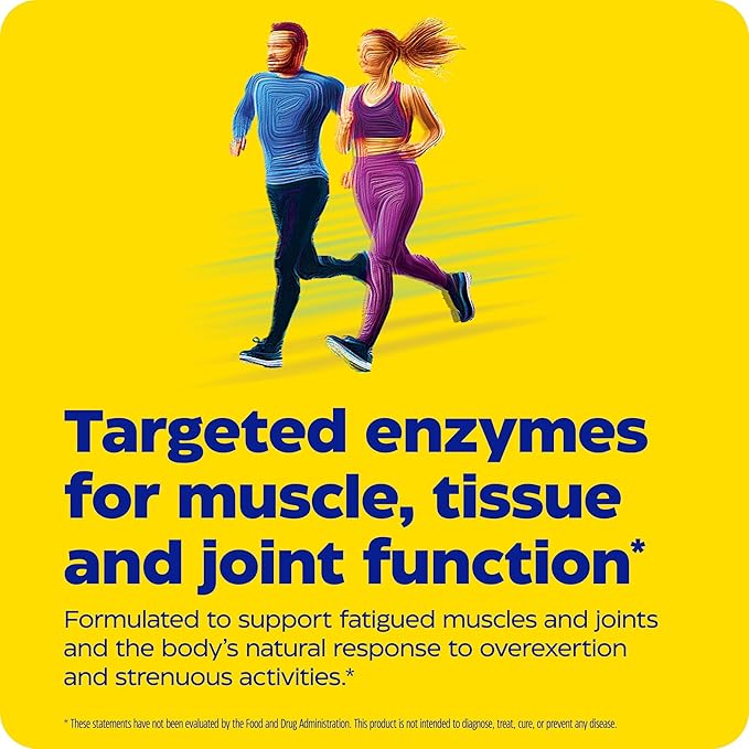 Enzymedica, Repair Gold, Proteolytic Enzymes, Joint Support Supplement, Promotes Muscle Recovery & Tissue Function, 60 Count