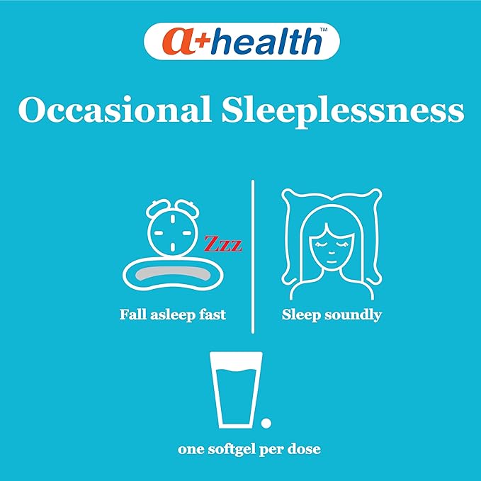 Dye-Free Nighttime Sleep Aid Diphenhydramine HCl 50mg Softgels, Maximum Strength, 120 Count