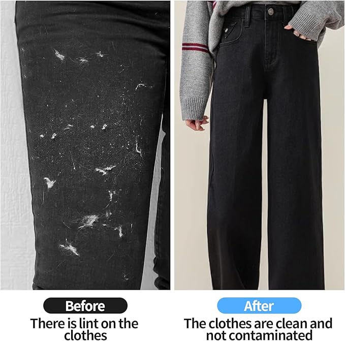 4-Pack WH01X35719 Lint Filter Replacement for GE Profile Washer Dryer Combo, for Models: PFQ97HSPVDS, Hand Washable and Reusable