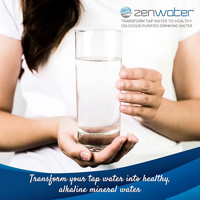 Genuine Maifan Mineral Stones Filter Case Replacement - Exclusively for Zen Water Countertop Gravity Filtration System - Clean and Mineral-Rich Hydration