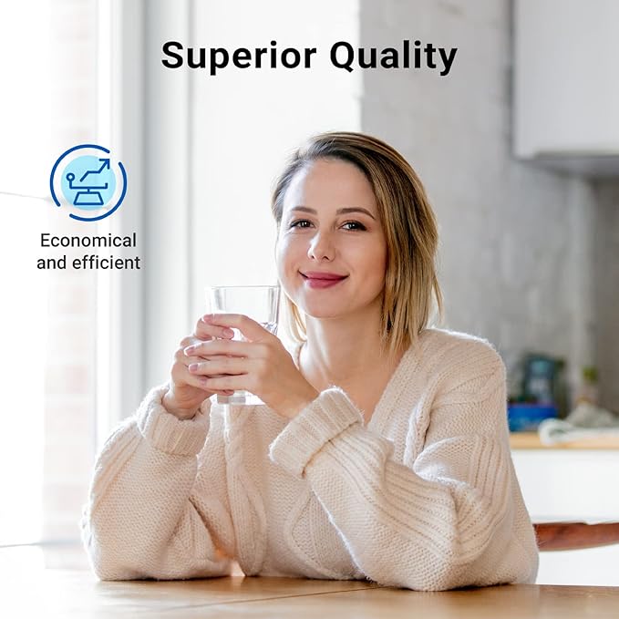 AQUA CREST EDR3RXD1 Replacement for 4396841, Everydrop® Filter 3, 4396710, Kenmore® 46-9083, 46-9030, Refrigerator Water Filter, 1 Filter