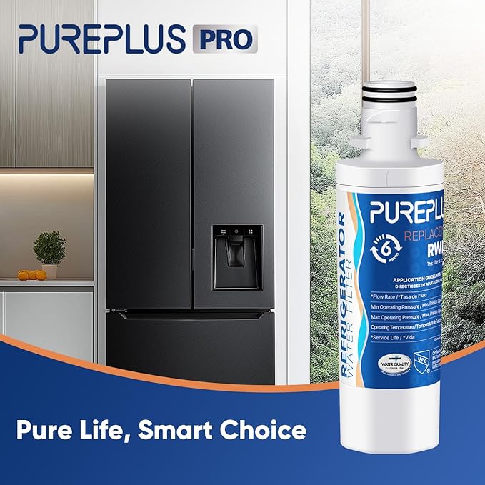 PUREPLUS ADQ747935 NSF 53&42 Certified Replacement for LT1000P LT1000 Kenmore Elite 9980 LT1000PC, MDJ64844601 ADQ74793501, LMXS28626S, LFXS26973S, Refrigerator Water Filter, 1Pack