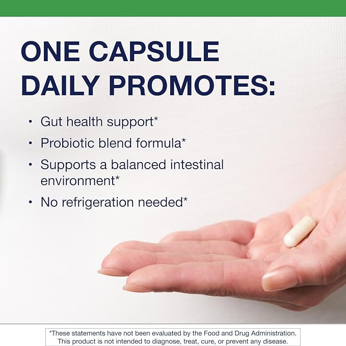 Metagenics UltraFlora Restore Probiotic - Probiotic For Intestinal Flora Support* - Relief of Occasional Loose Stools* - Probiotics for Digestive Health* - Non-GMO & Gluten-Free - 30 Capsules