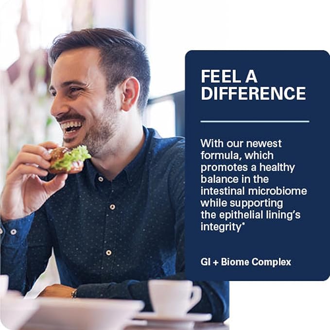 GI + Biome Complex, Prebiotics for Gut Health, Intestinal Balance & Butyrate Support, 60 Capsules (30 Servings)
