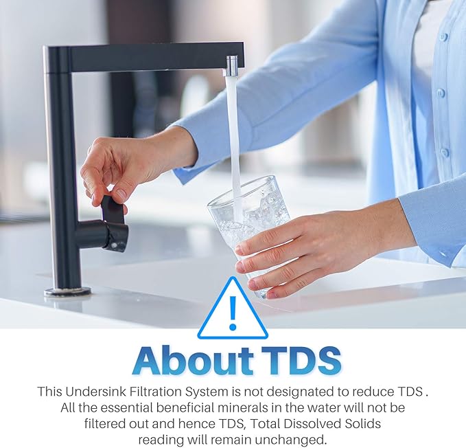 ICEPURE WFC5300A Under Sink Water Filter system, 3 Years or 22000 Gallons Ultra High Life, Replacement for ICEPURE WFS5300A Under Sink Water Filtration System, Removes Heavy Metals,Chlorine