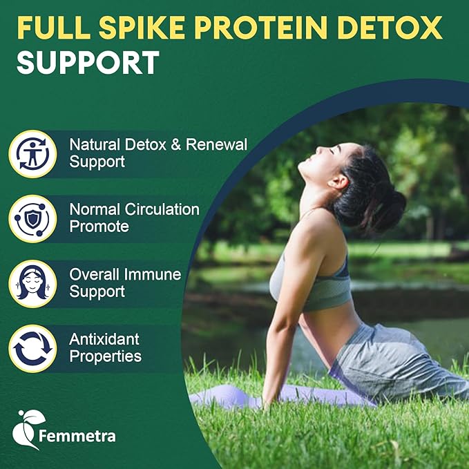 Spike Protein Detox Capsules, 8000 FU Nattokinase Supplement with Bromelain and Curcumin, 13-in-1 Full Spectrum Spike Support Supplement for Immune & Antioxidant Health, Non-GMO, 120 Capsules