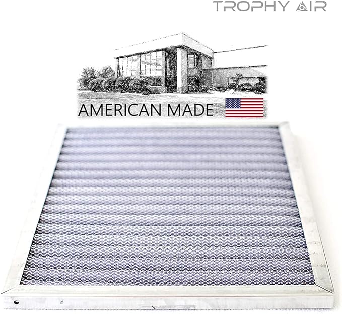 | Merv 8 | Washable Furnace Filter | Lifetime HVAC & Furnace Air Filter | Washable | Superior particle-holding Ability | Premium Quality Aluminum | 12x20x1