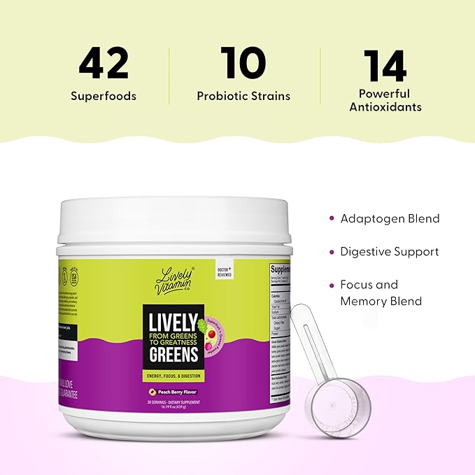 LIVELY VITAMIN CO Lively Greens - 16.19oz