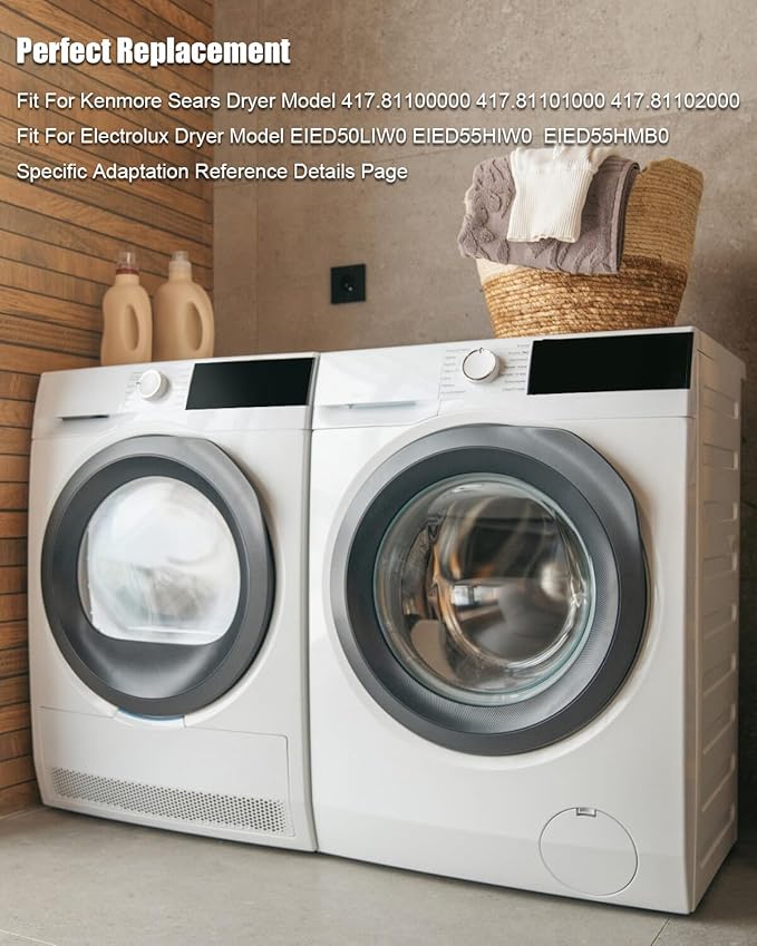 Upgrade Dryer Lint Filter Replacement Fit for Kenmore Sears 417.81100000 Electrolux EIED50LIW0 EIMGD60LT3 Some Dryer Models, Replace 134793600 7134793600 AH2349312 PS2349312 EA2349312
