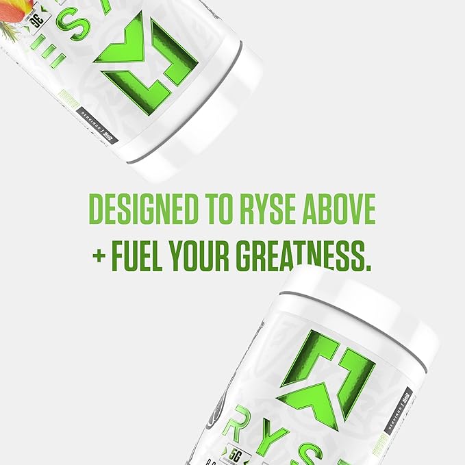 RYSE BCAA EAA Powder - Tropical Snocone - 5g Branched Chain Amino Acids, 3g Essential Aminos, Sugar-Free Electrolytes for Pre & Post Workout Muscle Recovery, Hydration and Strength - 30 Servings