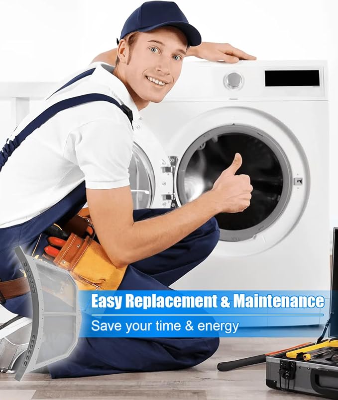 W11758174 Dryer Lint Filter Fit for Maytag MED5630HW2 DY12229000CY PS11755878 AP5805320 YIED5900HW0 YIED5900HW1 YIED5900HW2 and More, Dryer Lint Filter Trap Screen Replace W11758174 p5313133