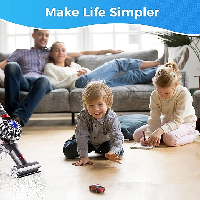 Filters Replacement for Dyson V6 V7 V8 DC58 DC59 DC61 DC62 Animal Cordless Vacuum Cleaners Replaces Part #965661-01 Pre Motor Filter - 2 Pack