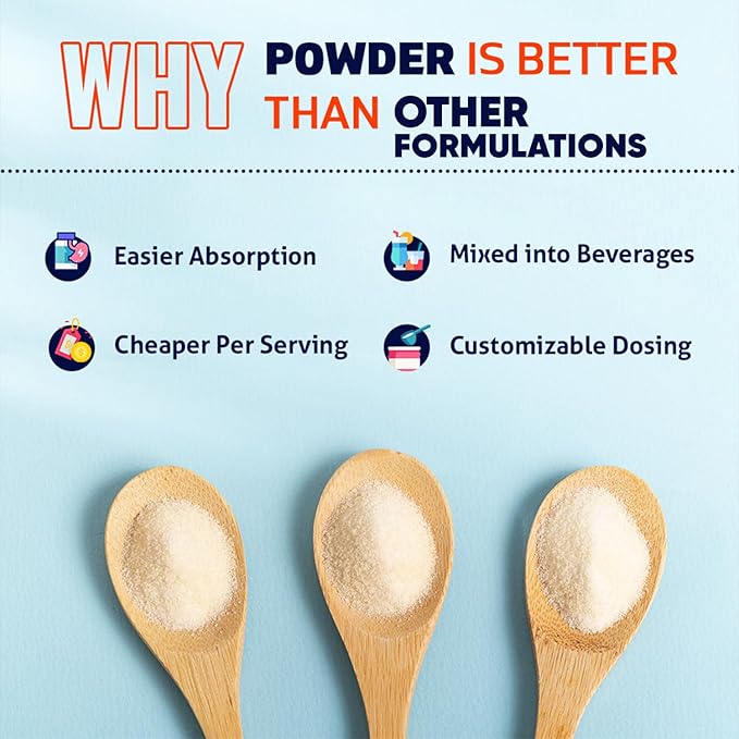 Vitamatic Pantothenic Acid Pure Powder 500 mg per Serving - 100 Grams - Also Called Vitamin B5-200 Servings