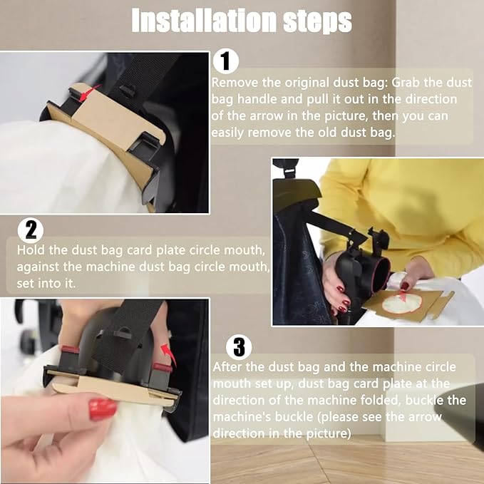 16 Pack 204814 Micron Magic HEPA Filter Plus Bags fit for kirby Part 205811 204814 204811 Universal Cloth Bags and All Kir-by Sentria Vacuum G Series, Avalir Models