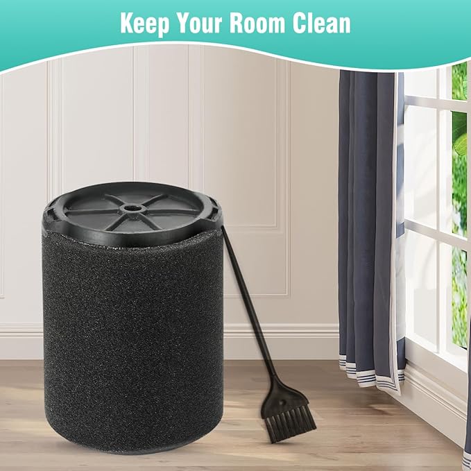 2-Pack VF7000 Filter for Ridgid Shop Vac,Compatible with Ridgid 5-20 Gallon and Husky 6-9 Gallon Wet/Dry Vacuums,Foam Wet Vacuum Filter Replacement for Wet Applications Only