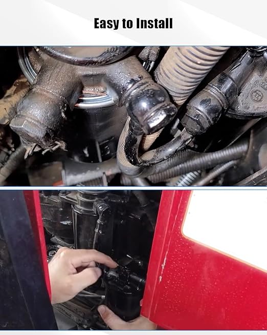 2Pcs Fuel Filter Combo Fit for Mahindra 001081778R93 E006018618D1 1533 1538 4WD T4 HST Cabin, Tractor Fuel Filters Kit