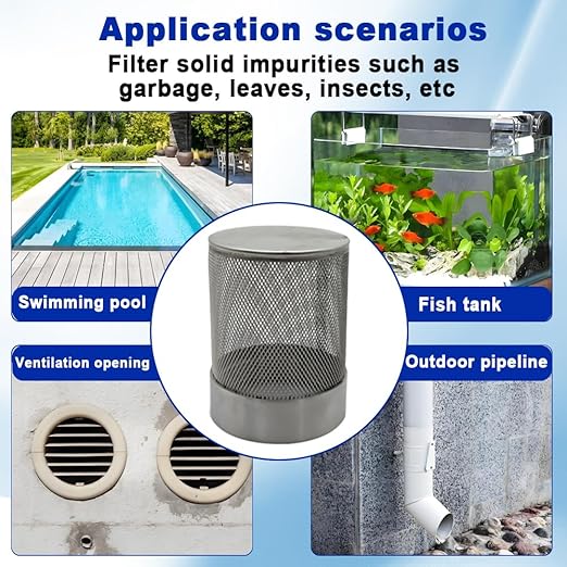 1inch SUS304 Stainless Steel Filter Head with Internal Thread Diameter of 32mm Connected to DN25 1" Water Pipe Filter Used to Remove Debris and Reduce Solid Entry