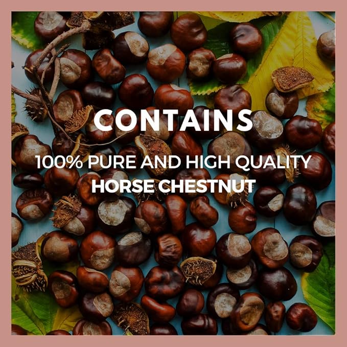 Remedy's nutrition Horse Chestnut Extract Aescin 20% - 1,000mg, 60 Vegan Capsules Herbal Dietary Supplement - 2 Month Supply