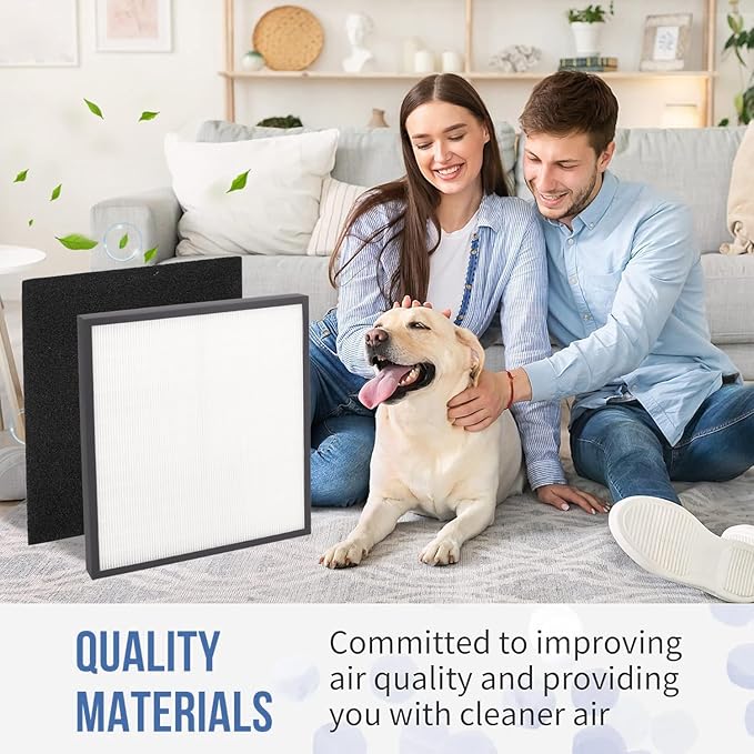 30940 Replacement Filter Compatible with Hunter Air Purifiers, fits 30210 30214 30215 30216 30225 30244 30245 30260 30398 30400 30401 30402 30525 36260 36395 37225, 2-Pack