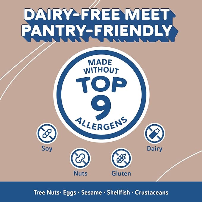 Ripple 32 oz Plant Based Milk 8g of Quality Sourced Pea Protein, Calcium Rich | Shelf Stable | Vegan & Non GMO Certified | Dairy, Soy, Nut, Gluten, & Lactose Free (Pack of 6) (32 Fl Oz (Pack of 6), Half & Half)