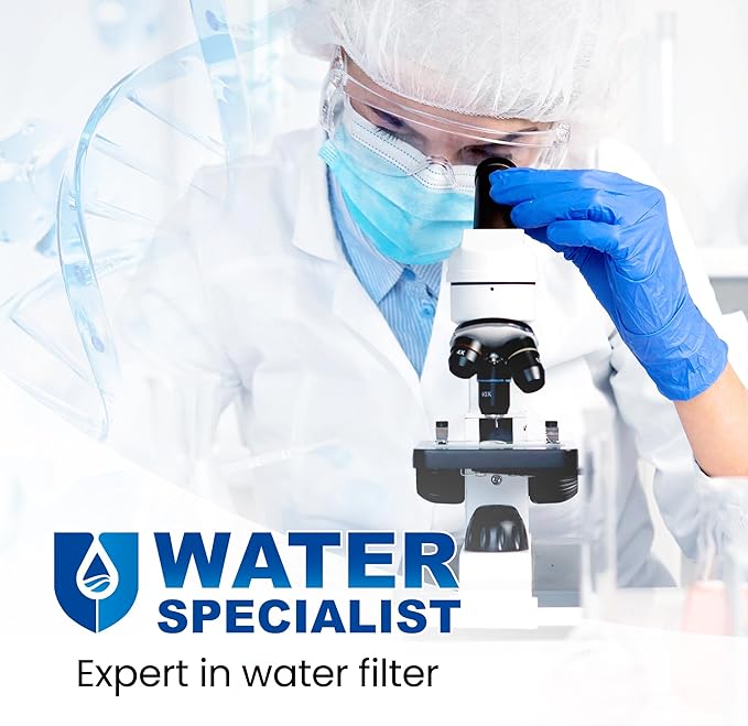 Waterspecialist DA97-17376B Replacement for Samsung HAF-QIN/EXP, HAF-QIN, DA97-08006C, RF28R7351SG, RF23M8070SR, RF23M8070SG, RF23M8090SG, RF28R7201SR, Refrigerator Water Filter (Pack of 4)