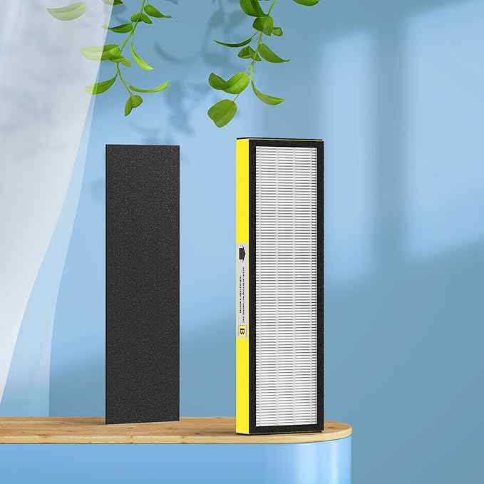 Filter B, FLT4825 Filter Replacement for Guardian AC4825 AC4825E AC4300 AC4800 AC4850 Air Purifier – 2 True HEPA Filters & 6 Pre-Filters (2-Pack)