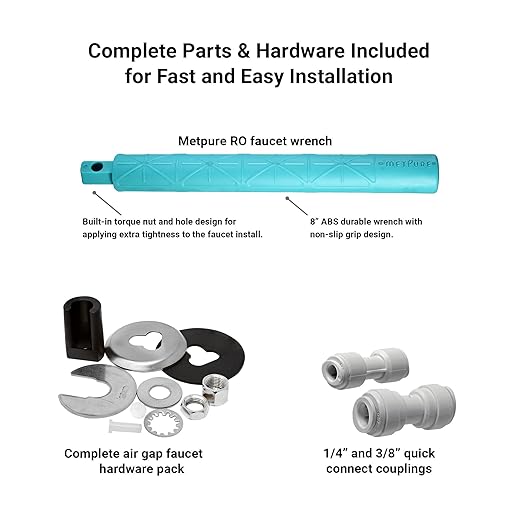 Airgap RO Faucet Reverse Osmosis Drinking Water Filtration System Water Dispenser Spout (Brushed Nickel) with Pre-Inserted Tubing and Faucet Wrench. Vase Style. NSF Certified.
