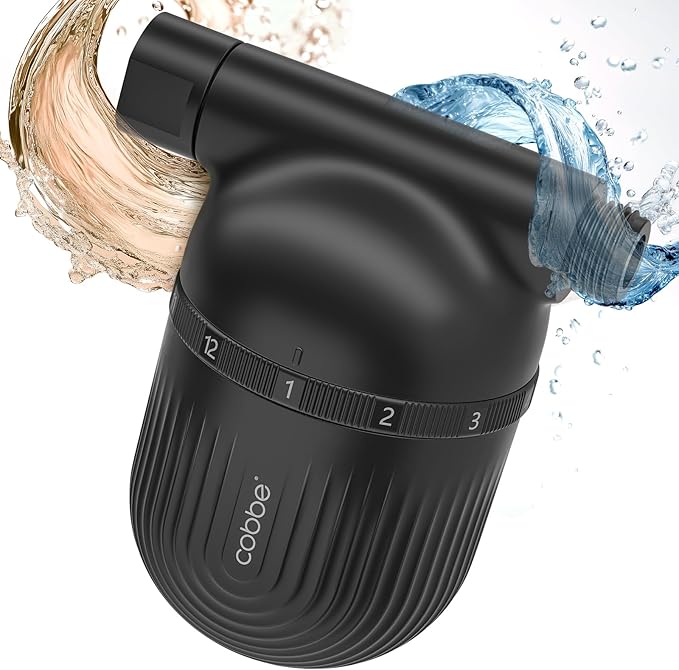 Cobbe Shower Filter | All-METAL Joint | 99% REMOVAL Shower Head Filter for Hard Water, Heavy Metals, Chlorine and Harmful Substance, Improve your skin and hair - Black