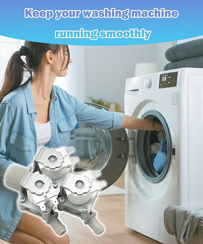 5221ER1003S Washer Water Inlet Valve Fits For LG Replace 4869496 AP6798394 PS12587936 EAP12587936 PD00057211 ETC.