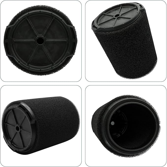 2 Pack VF7000 Replacement Filter Compatible with Ridgid 5-20 Gallon and Husky 6-9 Gallon Wet/Dry Vacuums Foam Wet Application Only Vac