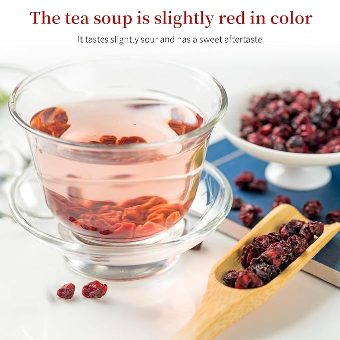 Wanhua Hall Schisandra Berry Dried Schisandra Chinensis 10.6oz/300g Schisandra Berry Tea Natural Wu Wei Zi Caffeine Free 五味子 五味子茶 北五味子