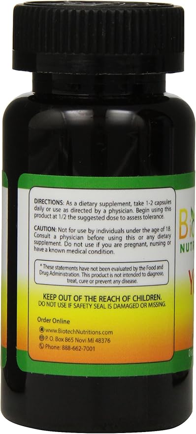 Yohimbine HCl Dietary Supplement, 120 Count
