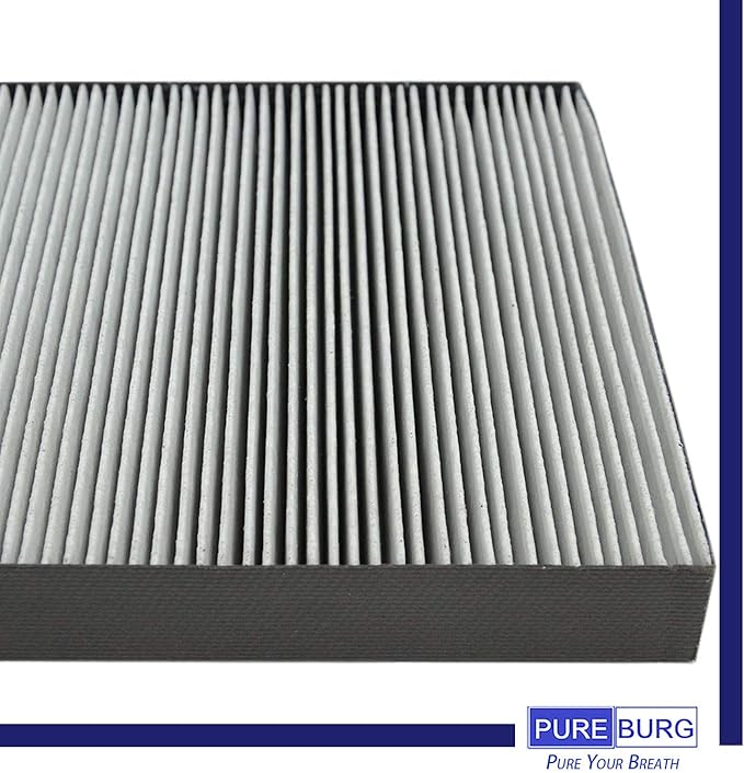PUREBURG Replacement Filter Compatible with Sharp FP-F50UW KC-830U FP-P30U Air Purifiers FZ-F50HFU FZ-P30SFU,1-Pack HEPA Activated Carbon 2-in-1