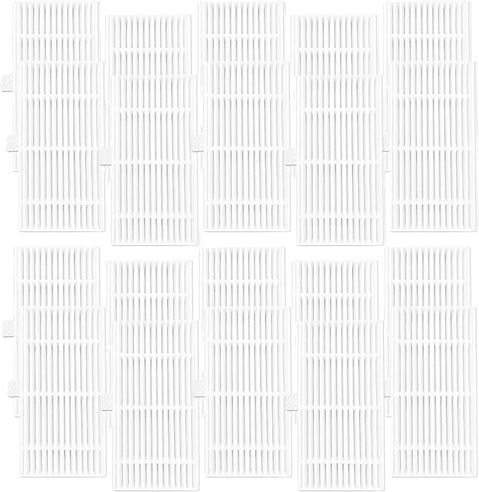 Filters For MAMNV BR150/BR151 For ZCWA BR150/BR151 For ONSON BR150/BR151 For GTTVO BR150/BR151 Robot Vacuum Cleaner, Vacuum Cleaner Filters Replacement Kits (20PCS)