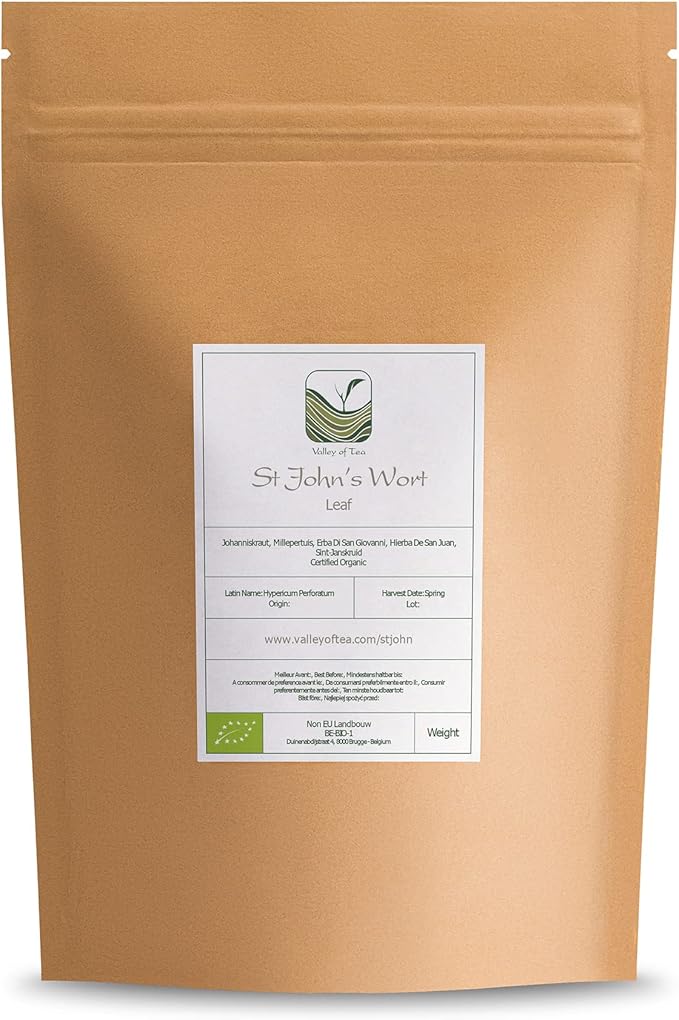 Saint Jhon's Wort Organic Herb - Hypericum Perforatum - St Jhons Wart - Jhon St Johns Wort Tea St John S Wort Tea St John Wart Tea St John Tea St John Wort Herb Organic Saint Johns Wort Herb