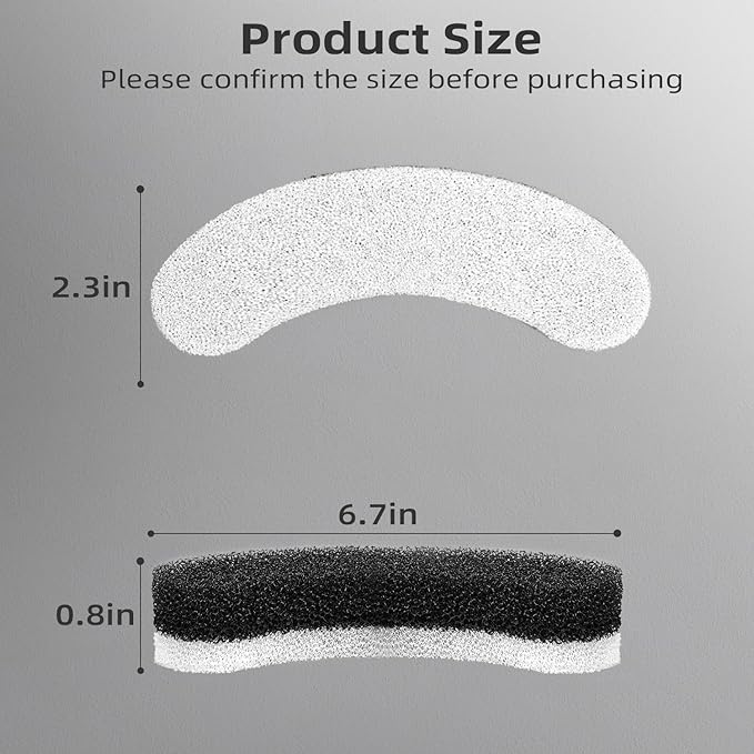 Compatible with DF10 & DF30 Automatic Pet Water Dispenser, Water Filter Replacement, Carbon Cat Water Fountain Filters, Triple Filtration Pet Fountain Filters (8 Filters)