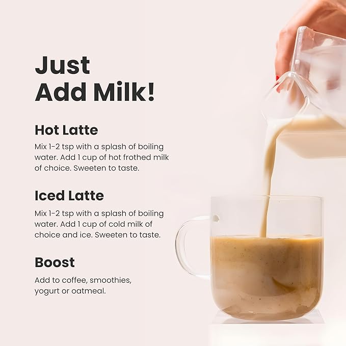 Blume Pumpkin Spice Latte - Superfoods Powdered Latte - Syrup free, Organic & Vegan Latte - 30 Servings (125g)