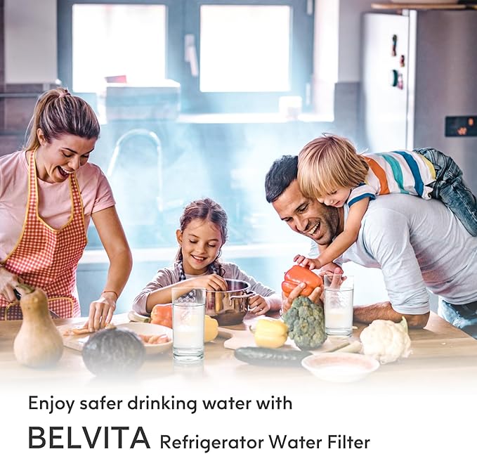 BELVITA Compatible with EDR3RXD1, 4396841, 4396710, Filter 3, 46-9083,46-9030, 9030, 9083 Refrigerator Water Filter (2 Pack)