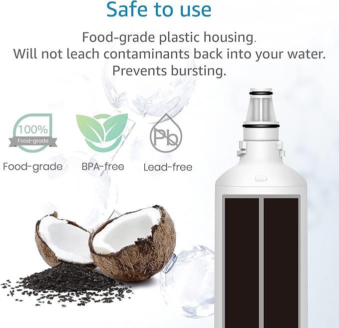 AQUACREST F-1000, 4204490 Filter, Replacement for InSinkErator® F-1000 F-2000 F-3000 Sub-Zero 4204490, 4290510 and AquaPure AP Easy C-Complete, Sub Zero Water Filter Replacement, NSF/ANSI 42, 2 Packs